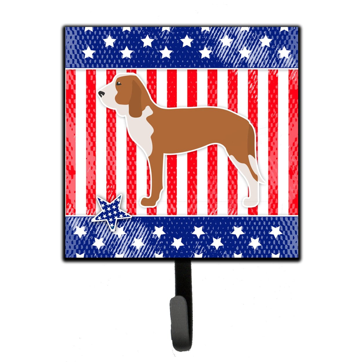 USA Patriotic Spanish Hound Leash or Key Holder