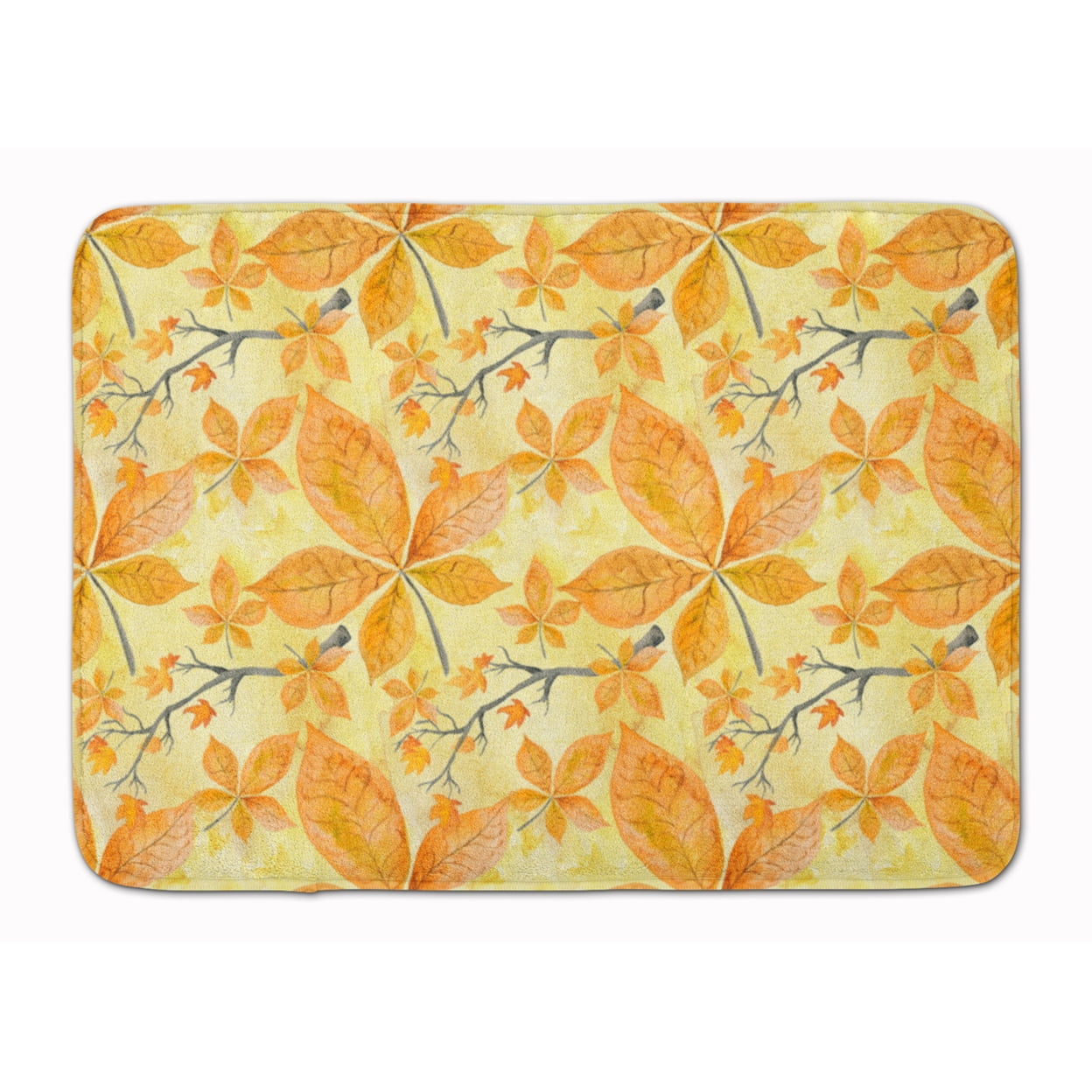 Picture of Carolines Treasures BB7495RUG Fall Leaves & Branches Machine Washable Memory Foam Mat