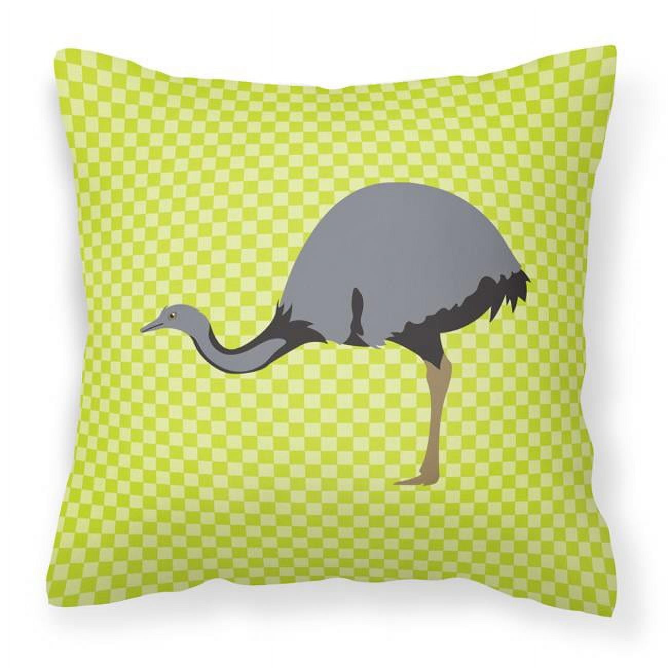 Rhea Green Fabric Decorative Pillow - Green - 18 x 18 in.
