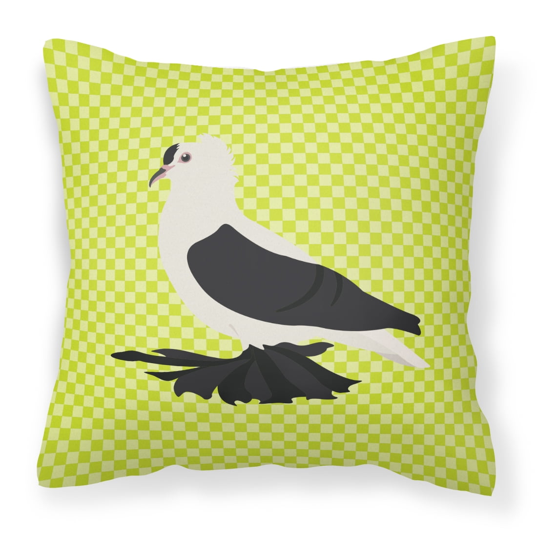 Picture of Carolines Treasures BB7772PW1818 Saxon Fairy Swallow Pigeon Green Fabric Decorative Pillow, 18 x 18 in.