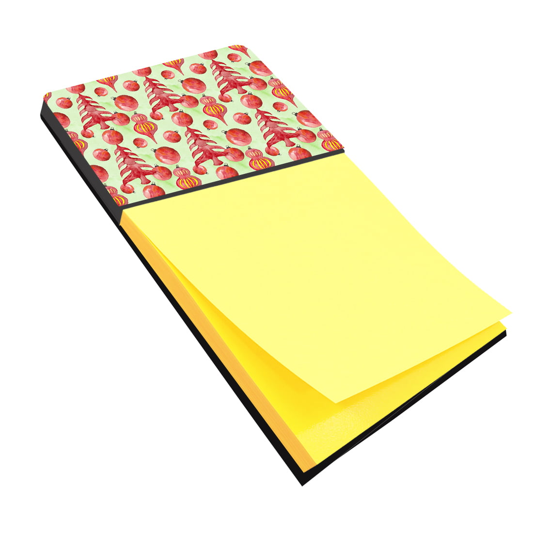 BB7483SN Red Christmas Tree & Ornaments Sticky Note Holder