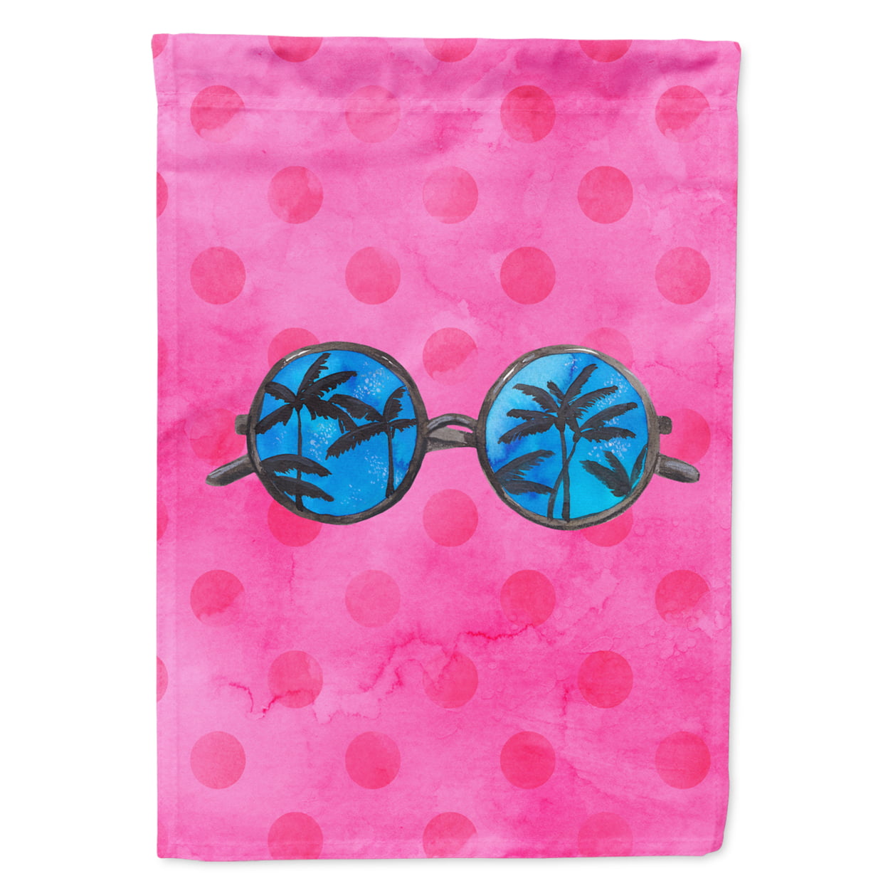 Sunglasses Pink Polkadot Flag - Garden Size