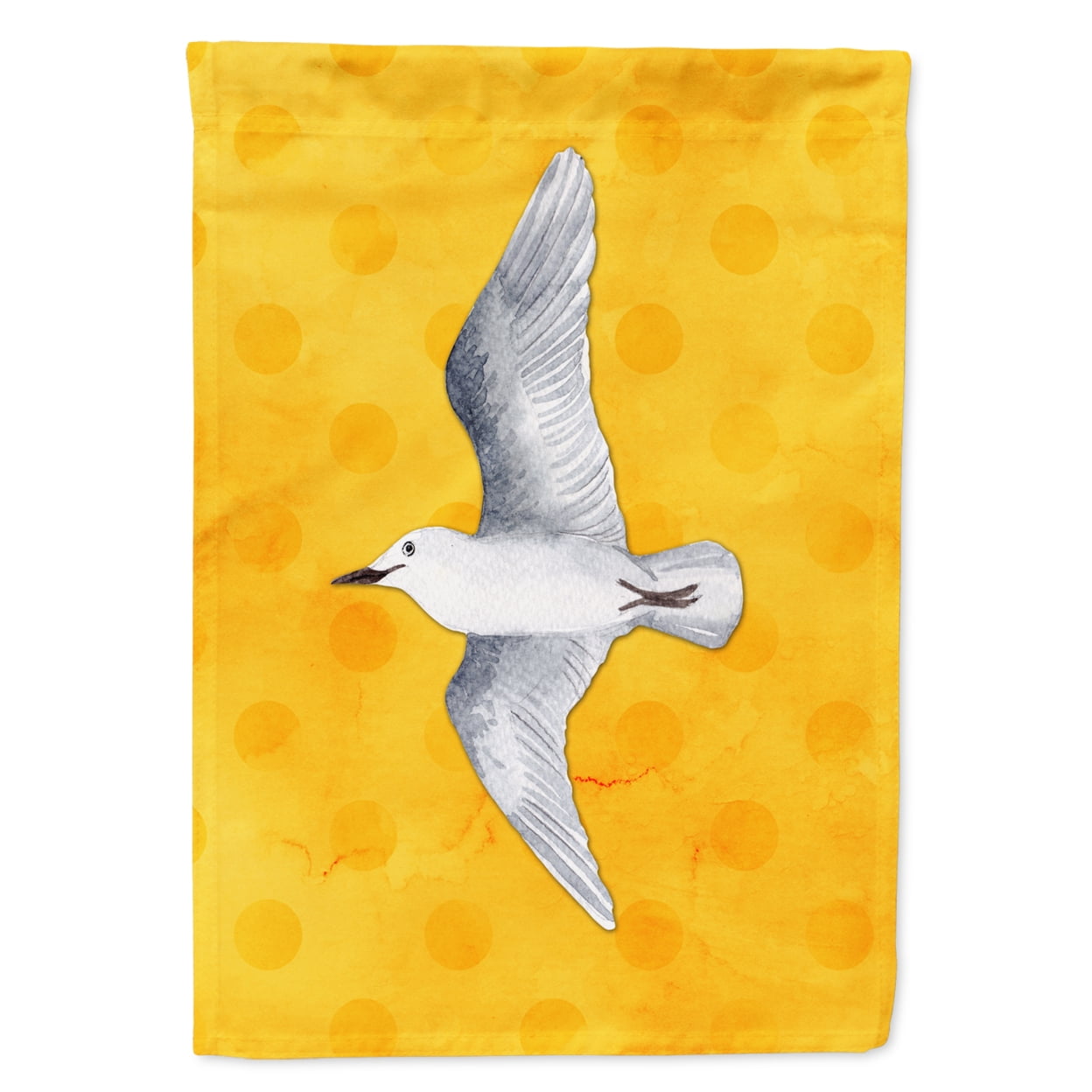 Sea Gull Yellow Polkadot Flag - Garden Size