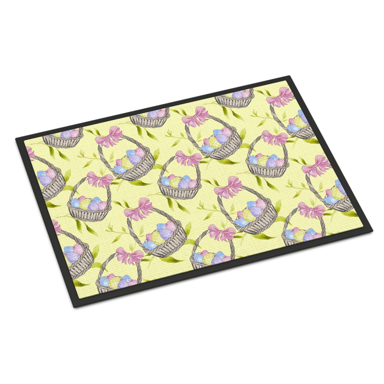 BB7490JMAT Easter Basket & Eggs Indoor or Outdoor Mat, 24 x 36 in.