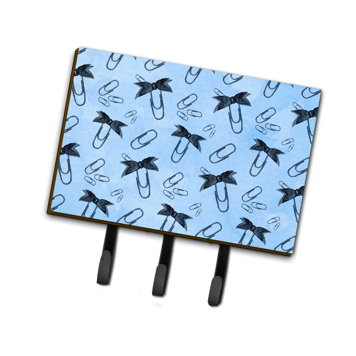 BB7544TH68 Watercolor Paper Clips Blue Leash or Key Holder, 6 x 2 x 9 in.