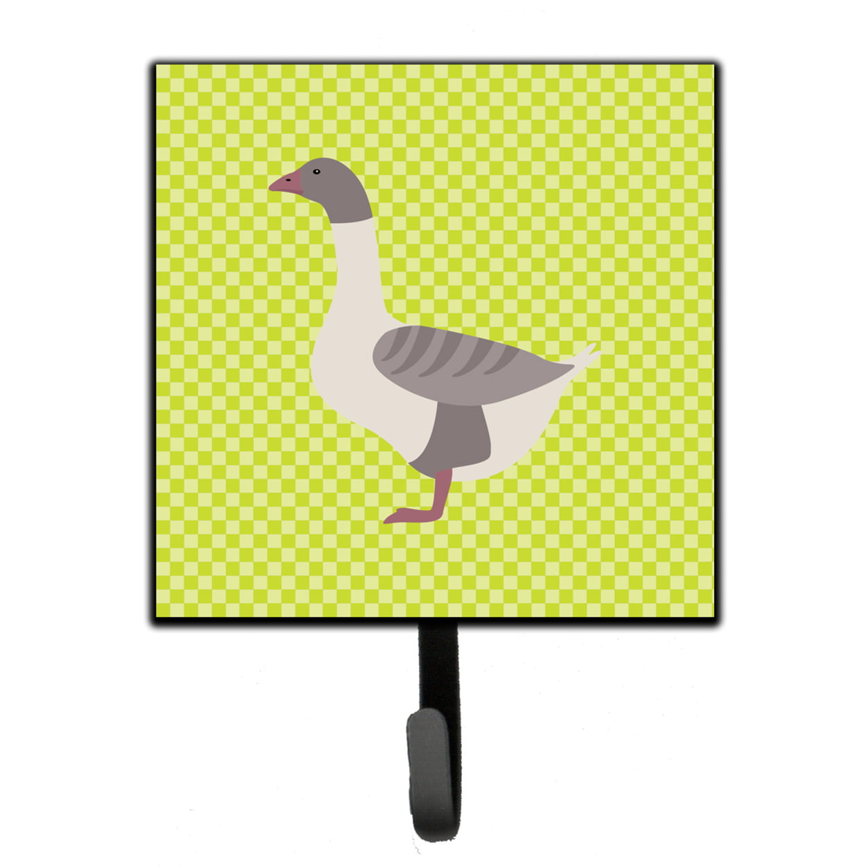 Buff Grey Back Goose Green Leash or Key Holder