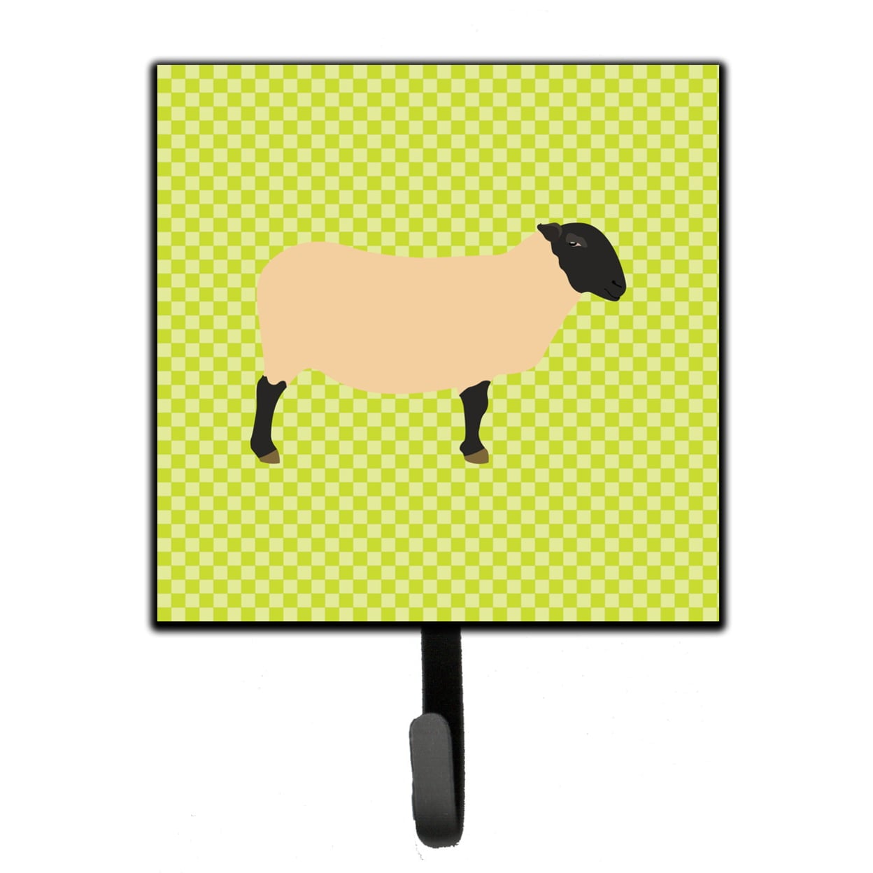 Suffolk Sheep Green Leash or Key Holder