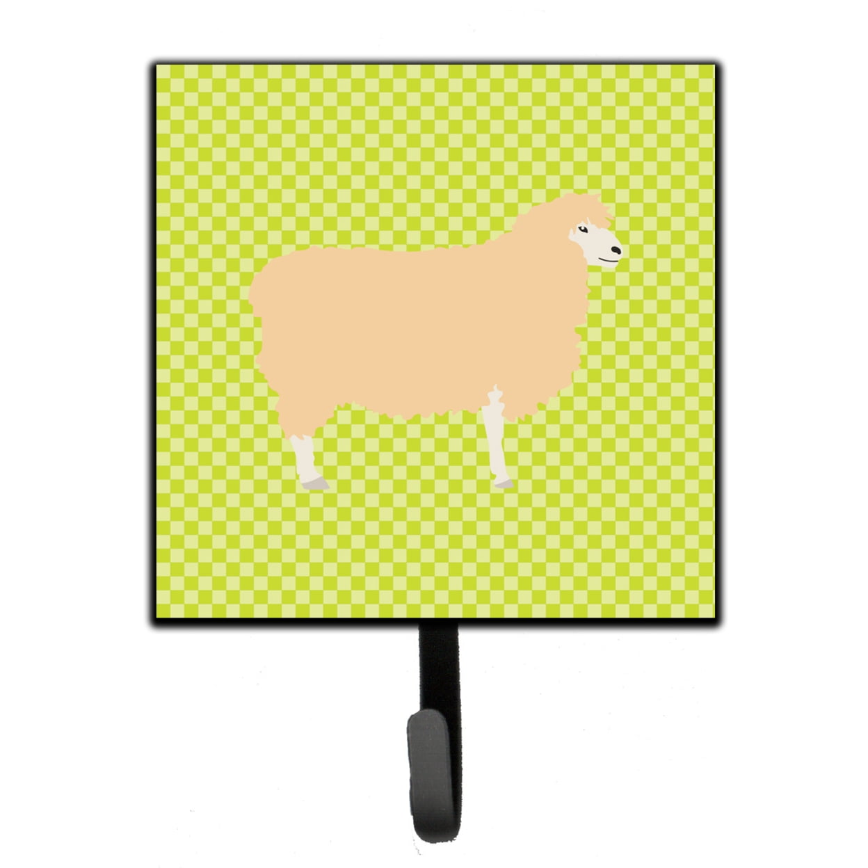 English Leicester Longwool Sheep Green Leash or Key Holder