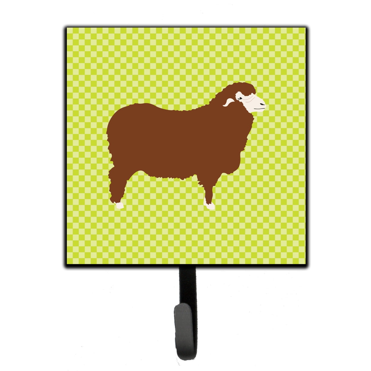 Merino Sheep Green Leash or Key Holder