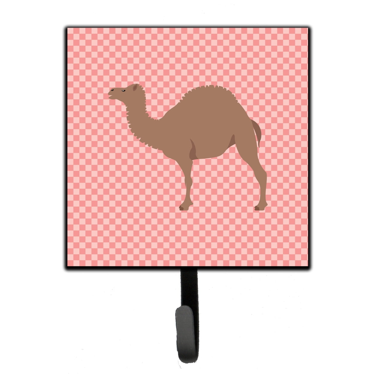 F1 Hybrid Camel Pink Check Leash or Key Holder