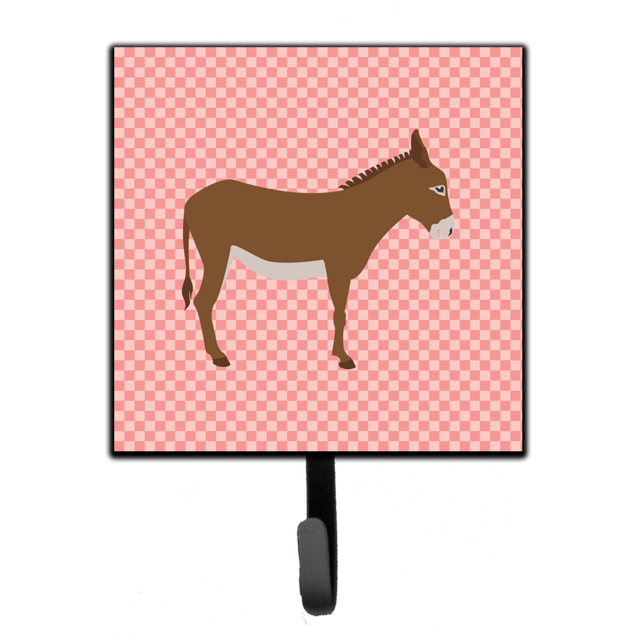 Cotentin Donkey Pink Check Leash or Key Holder