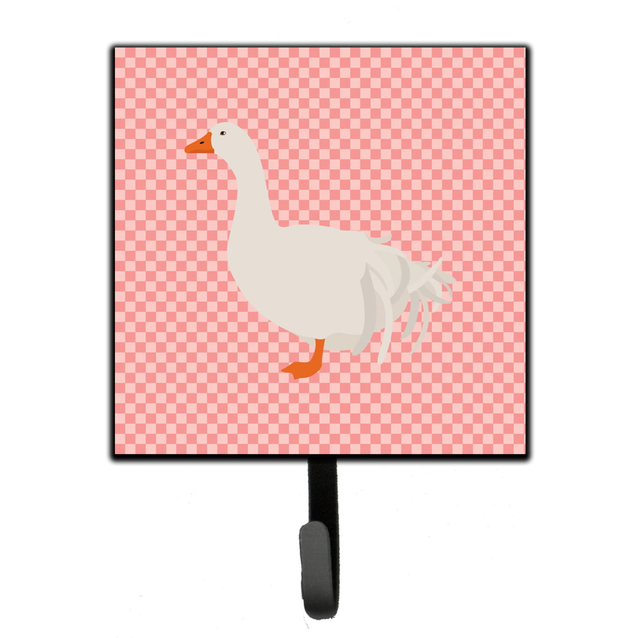 BB7902SH4 Sebastopol Goose Pink Check Leash or Key Holder