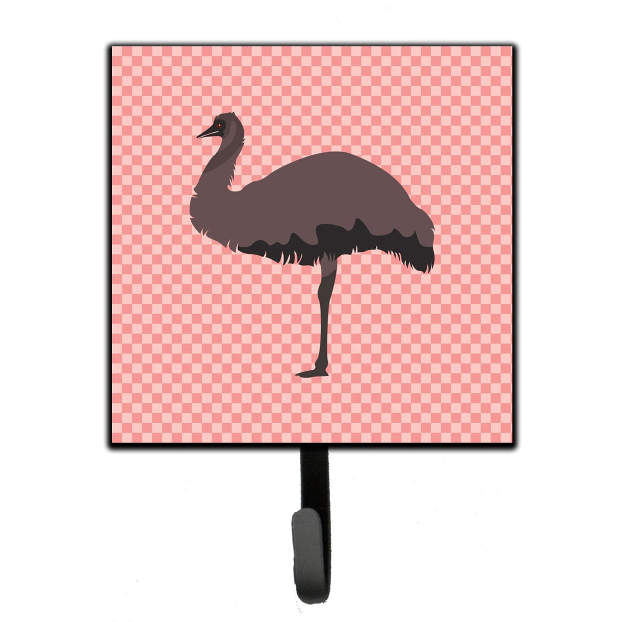 Emu Pink Check Leash or Key Holder