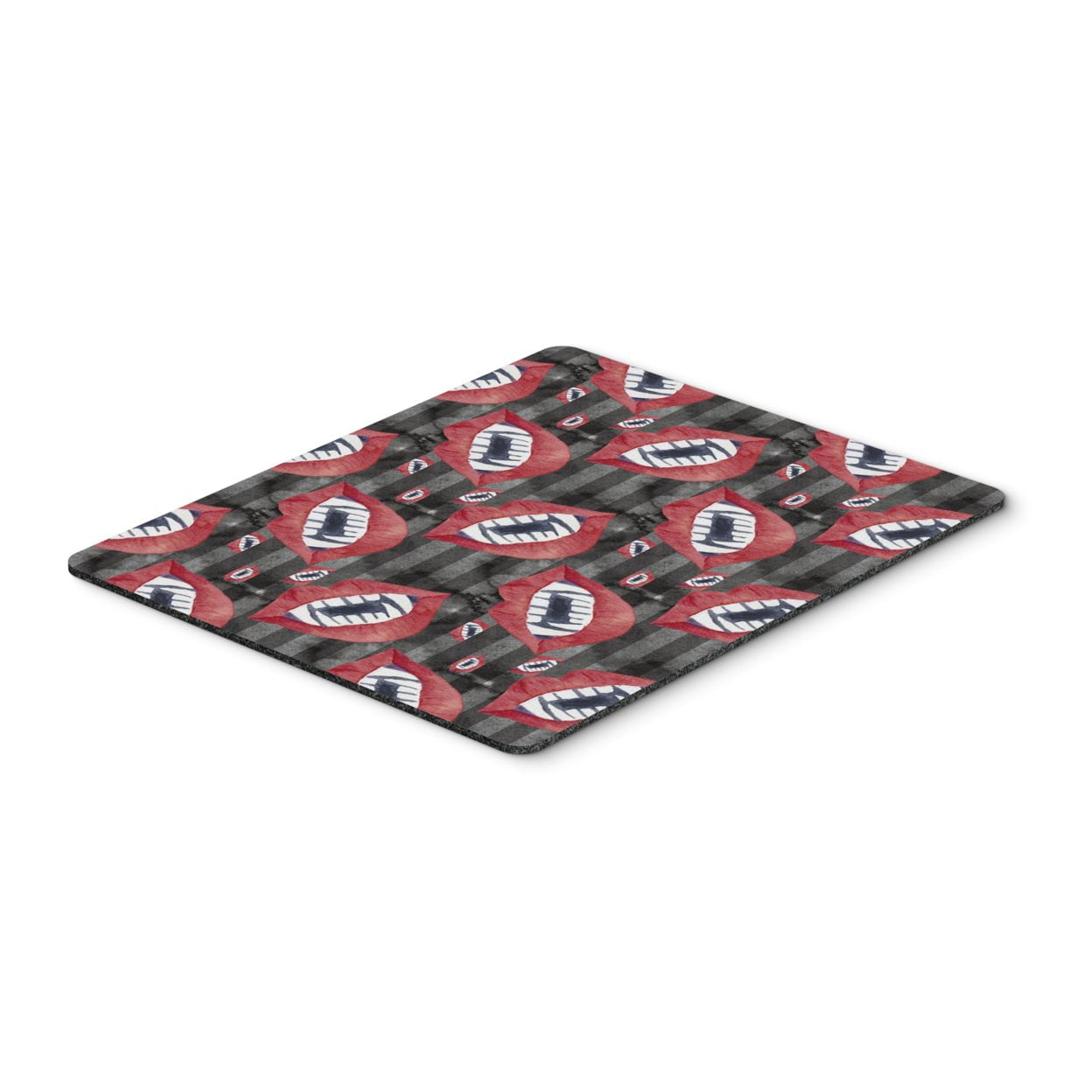 Watecolor Halloween Vampire Teeth Mouse Pad - Hot Pad or Trivet