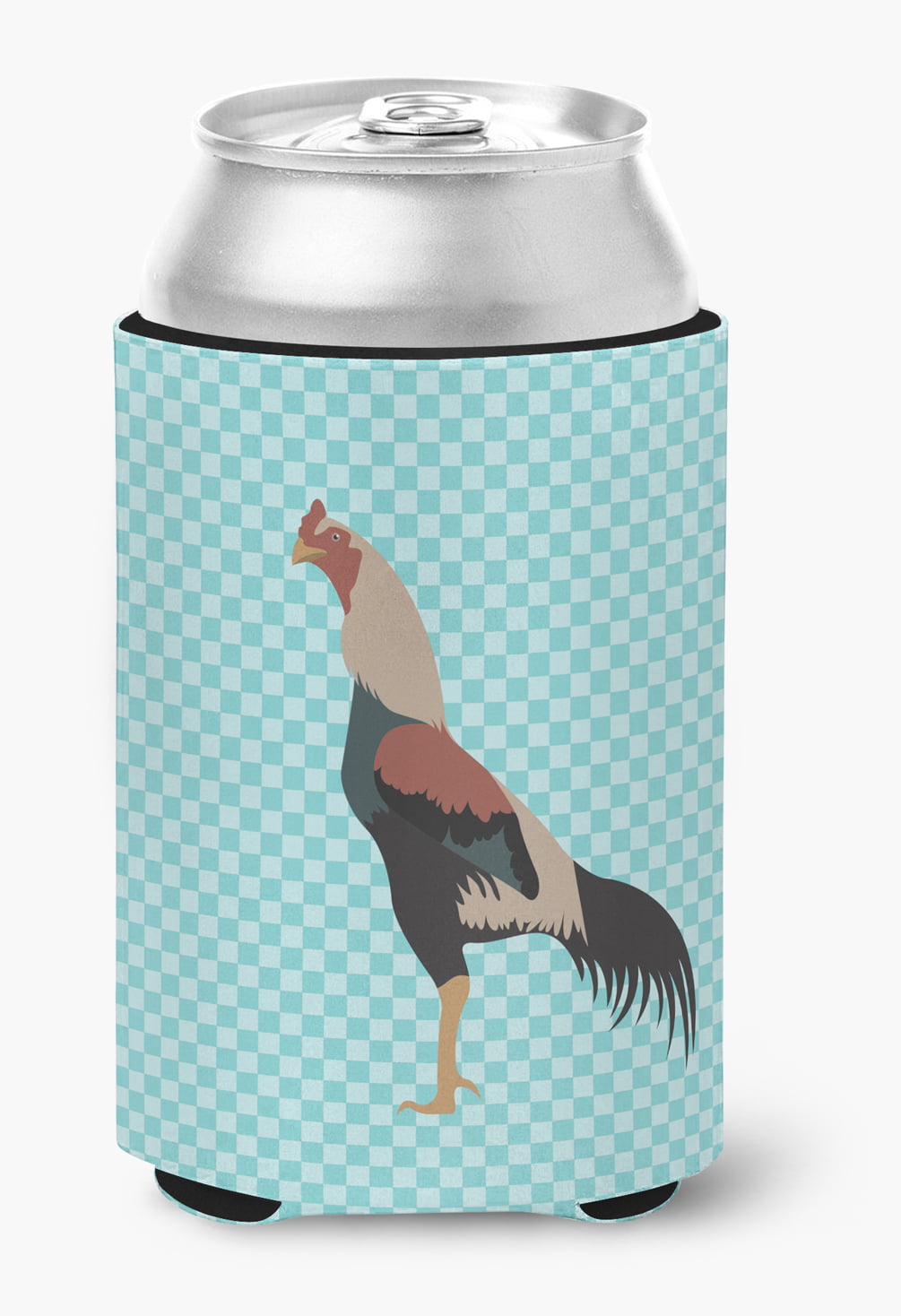 Kulang Chicken Blue Check Can or Bottle Hugger