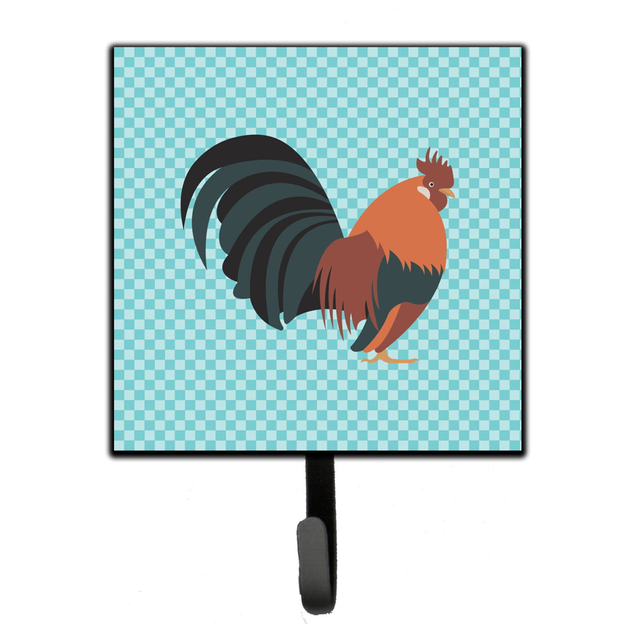 Picture of Carolines Treasures BB8010SH4 Dutch Bantam Chicken Blue Check Leash or Key Holder