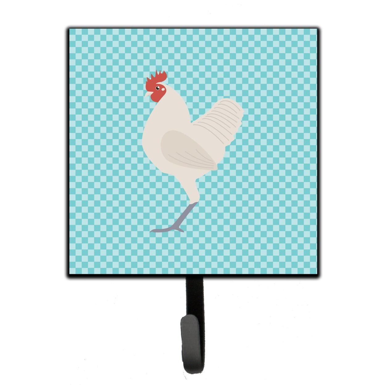 Picture of Carolines Treasures BB8011SH4 German Langshan Chicken Blue Check Leash or Key Holder