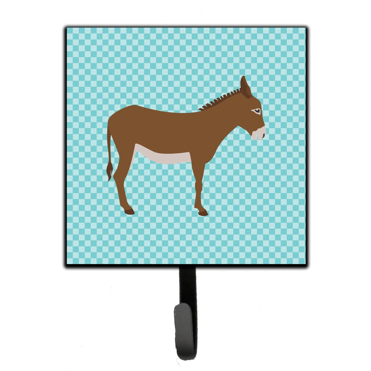 Cotentin Donkey Blue Check Leash or Key Holder