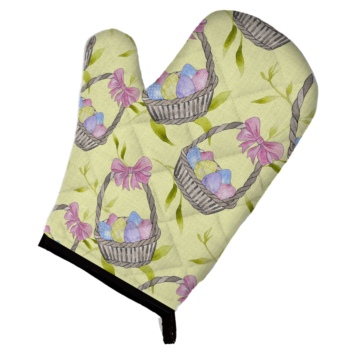 BB7490OVMT Easter Basket & Eggs Oven Mitt