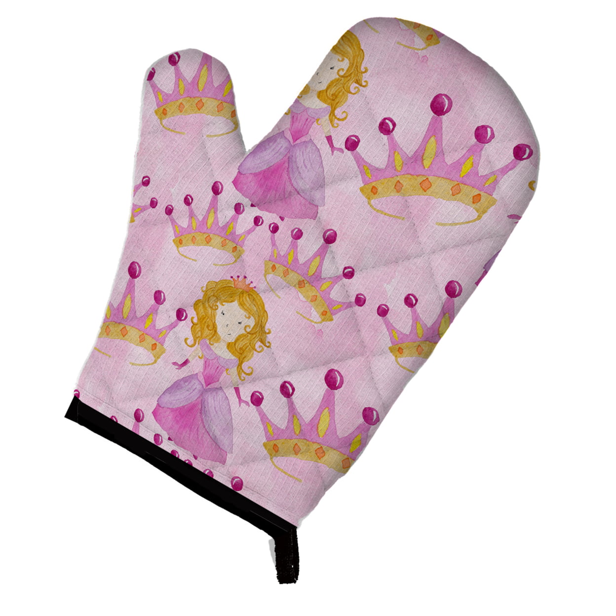 Watercolor Princess & Crown Oven Mitt