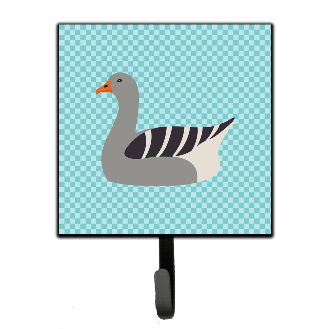 Pilgrim Goose Blue Check Leash or Key Holder