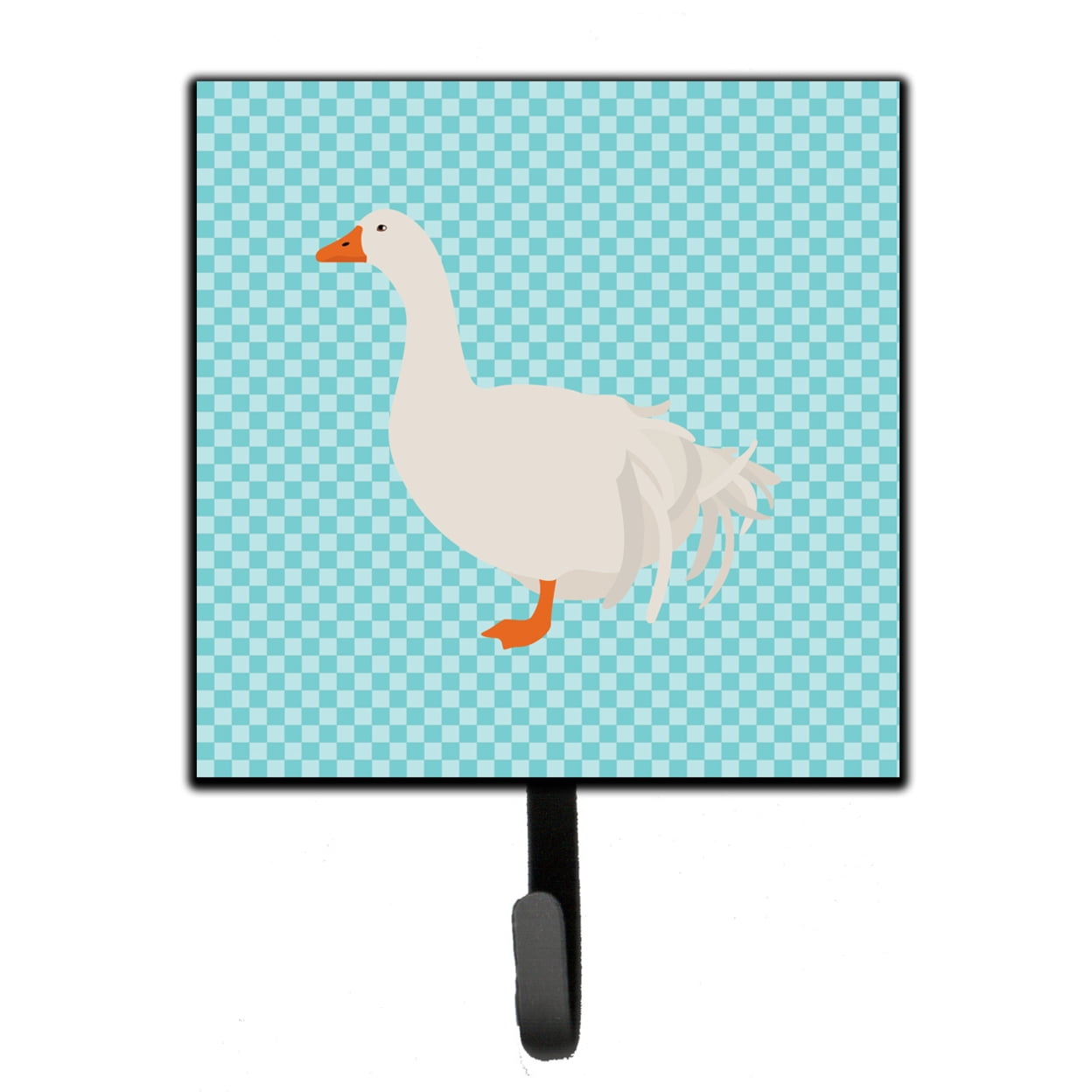 Sebastopol Goose Blue Check Leash or Key Holder