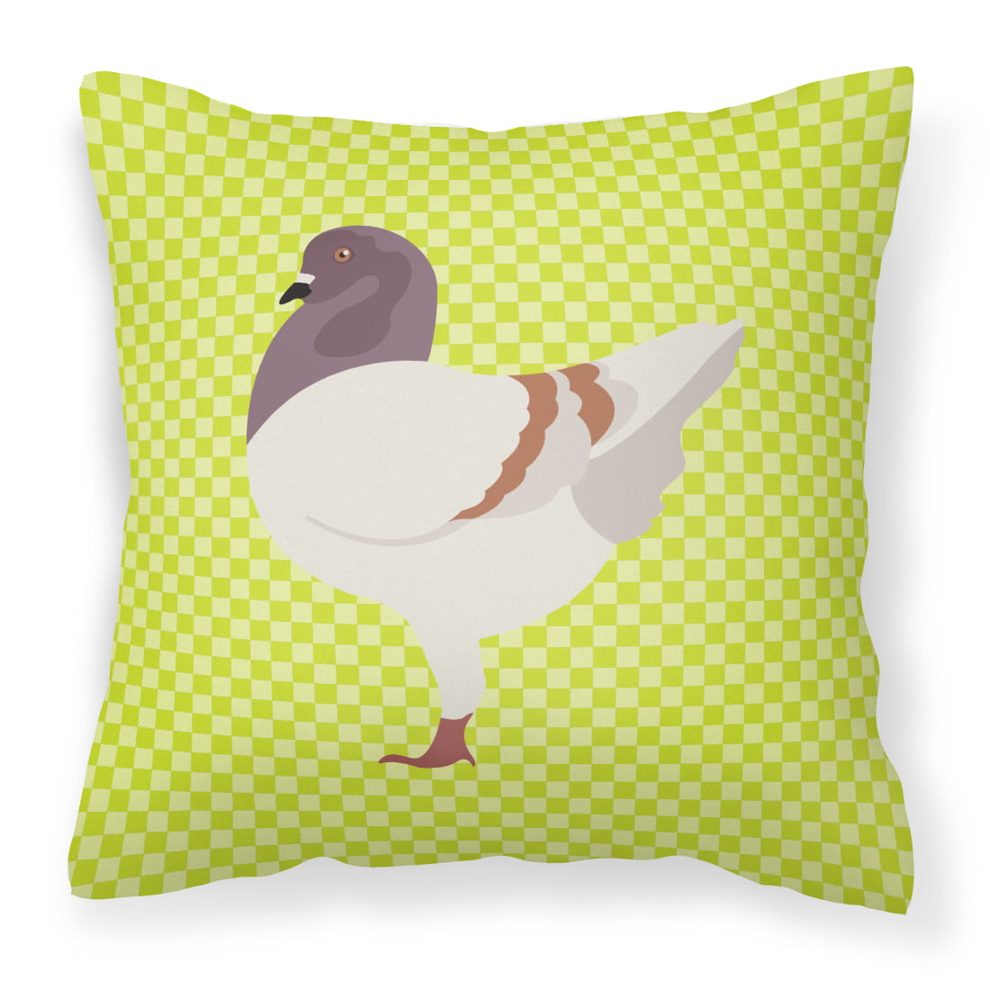 Picture of Carolines Treasures BB7775PW1414 German Modena Pigeon Green Fabric Decorative Pillow, 14 x 14 in.
