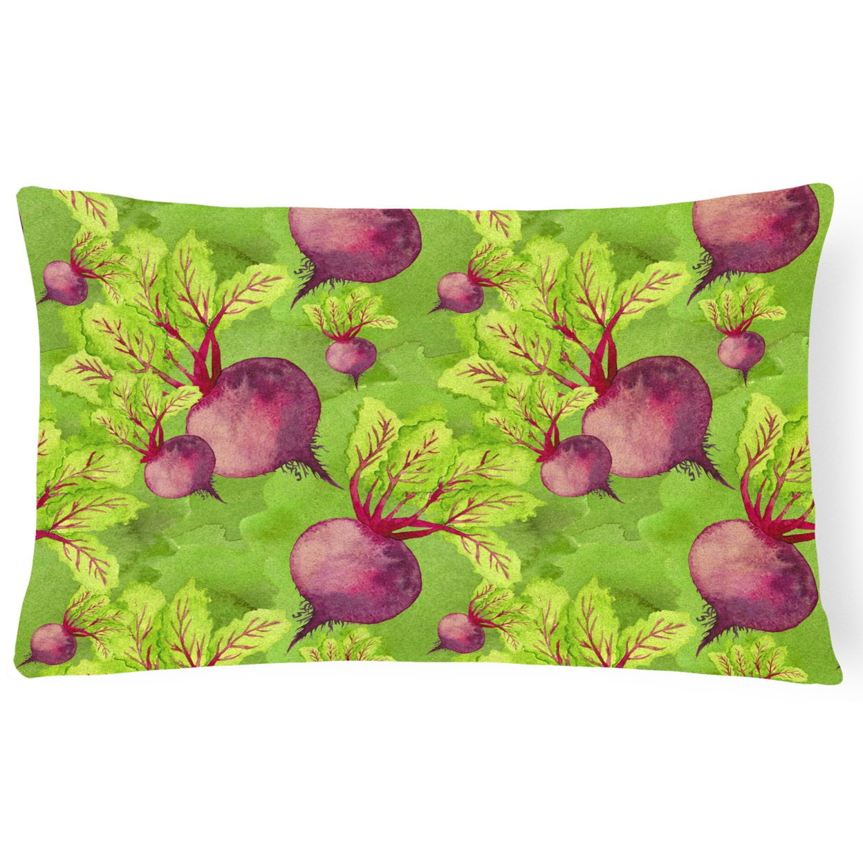 Watercolor Raddishes Canvas Fabric Decorative Pillow - 12 x 16 in.