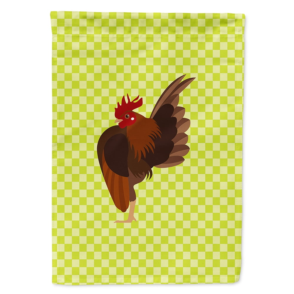 Malaysian Serama Chicken Green Flag Canvas House