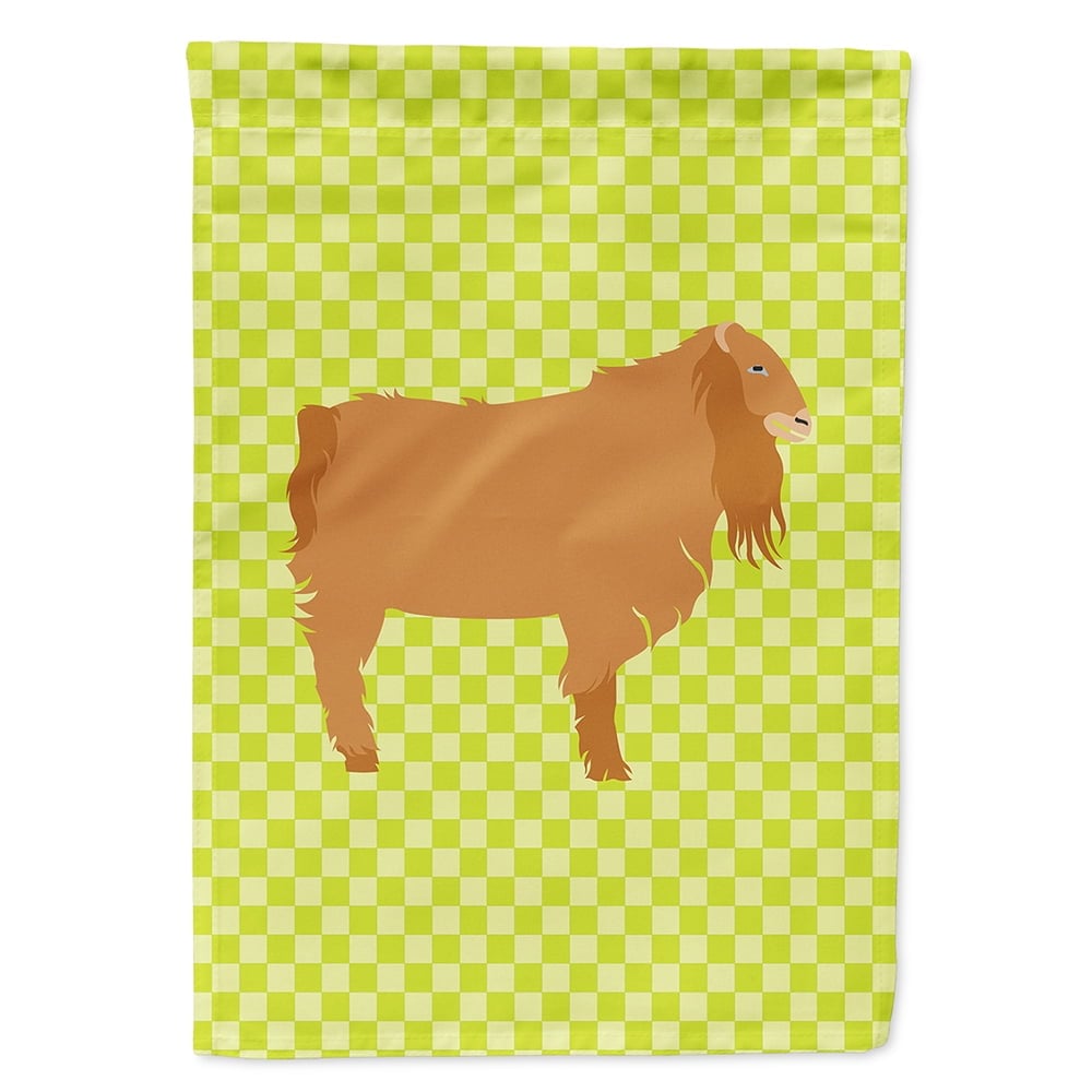 American Lamancha Goat Green Flag Canvas House