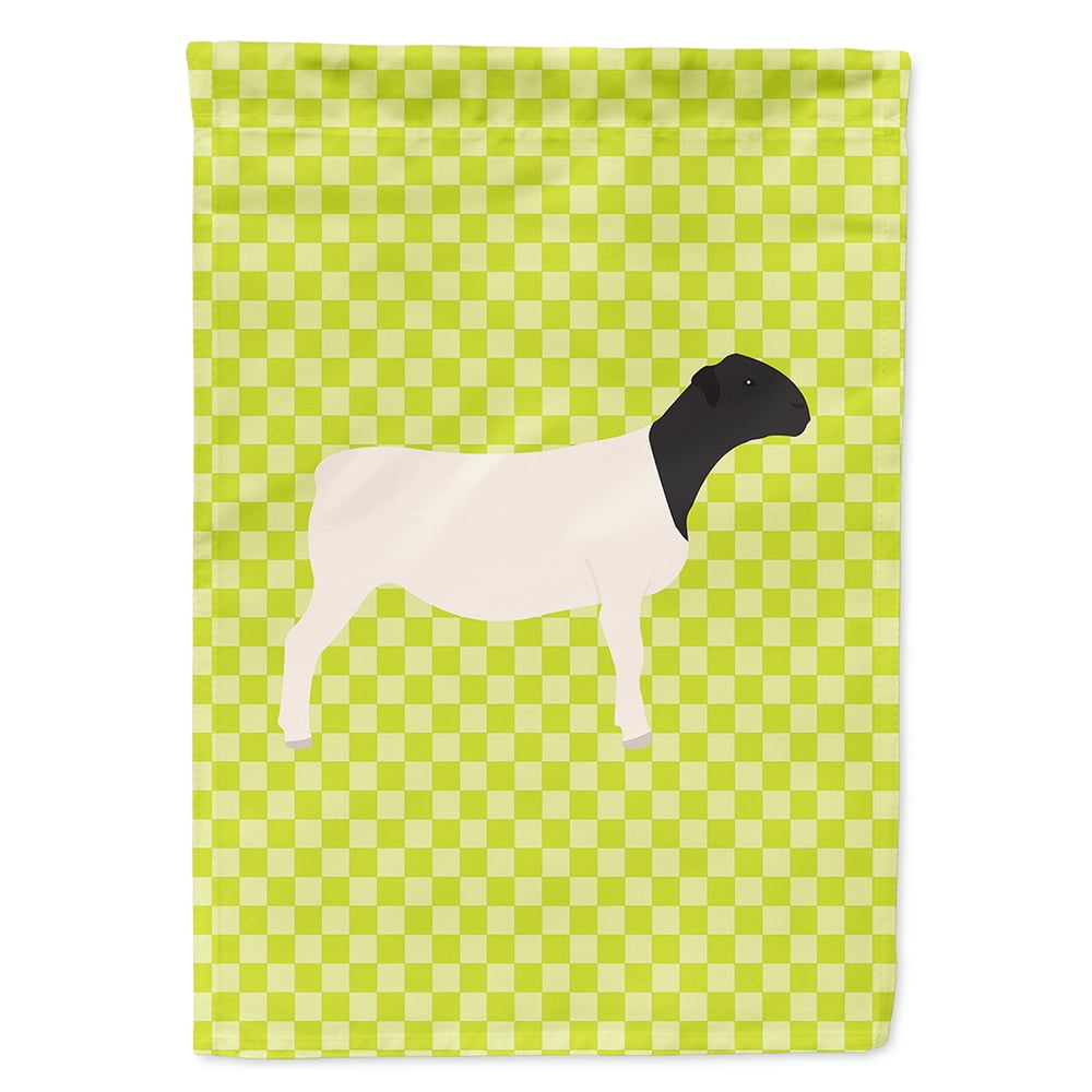 Dorper Sheep Green Flag Canvas House