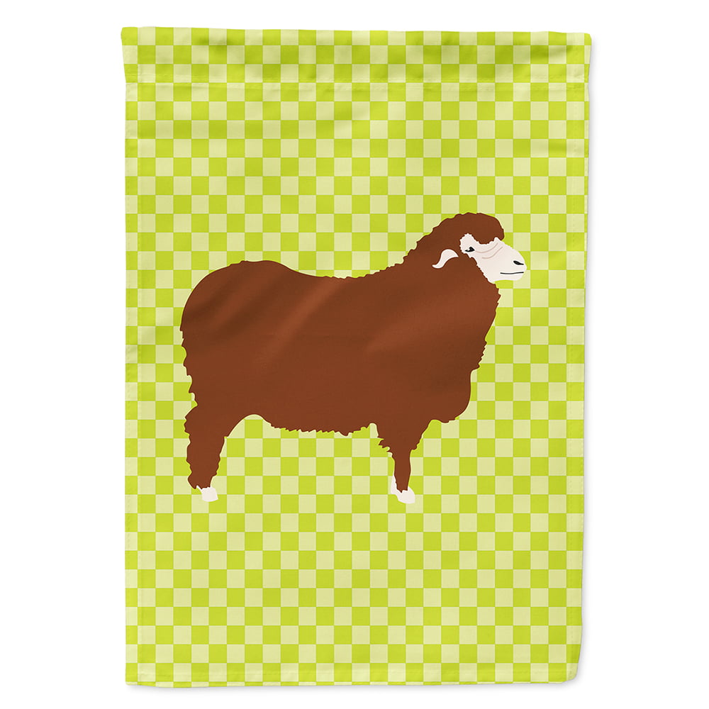 BB7807CHF Merino Sheep Green Flag Canvas House