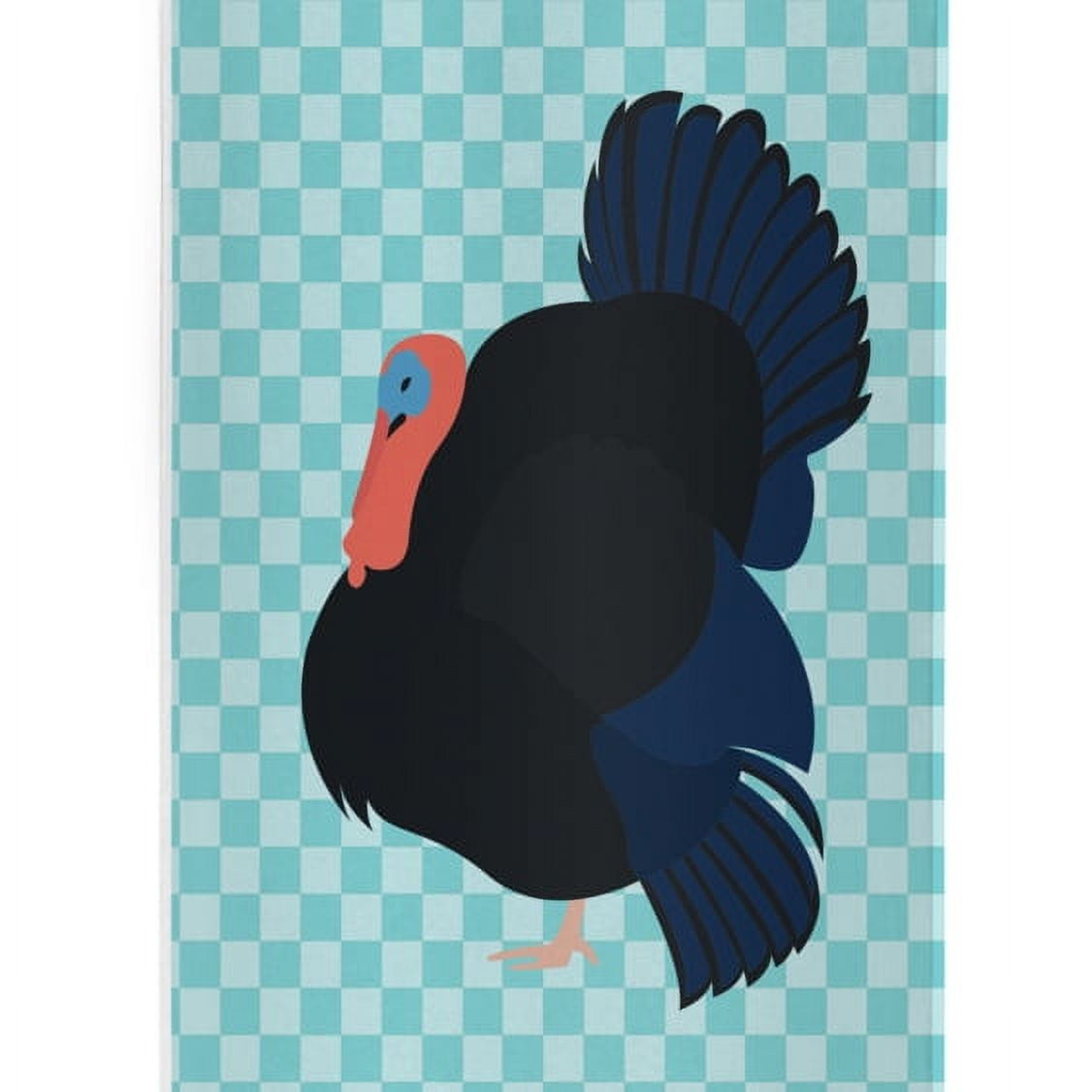 Norfolk Black Turkey Blue Check Michelob Ultra Hugger for Slim Cans - Blue Check - Slim Cans