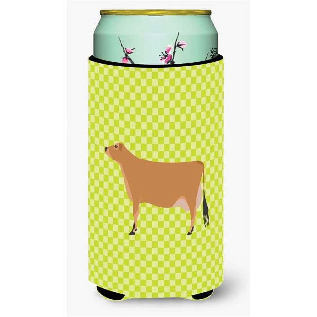 Jersey Cow Green Tall Boy Beverage Insulator Hugger