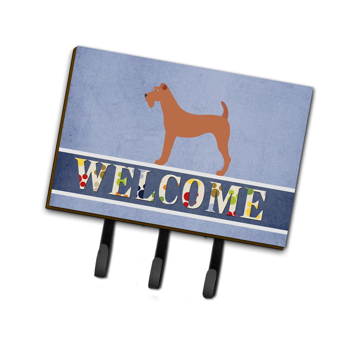 BB8276TH68 Irish Terrier Welcome Leash or Key Holder