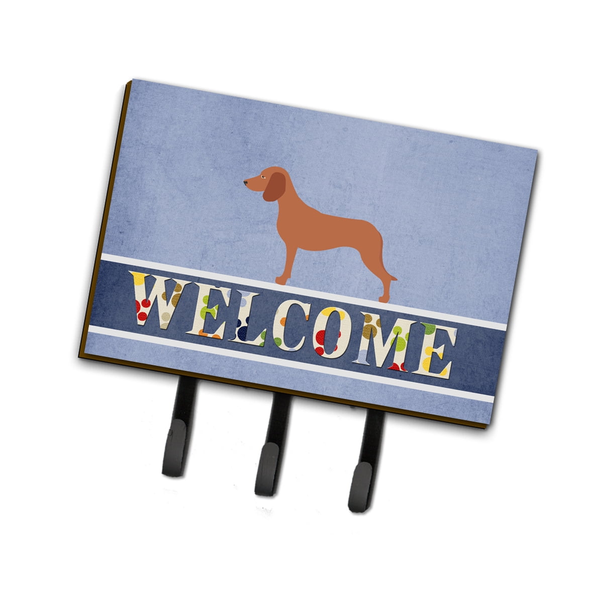 BB8285TH68 Bavarian Mountian Hound Welcome Leash or Key Holder