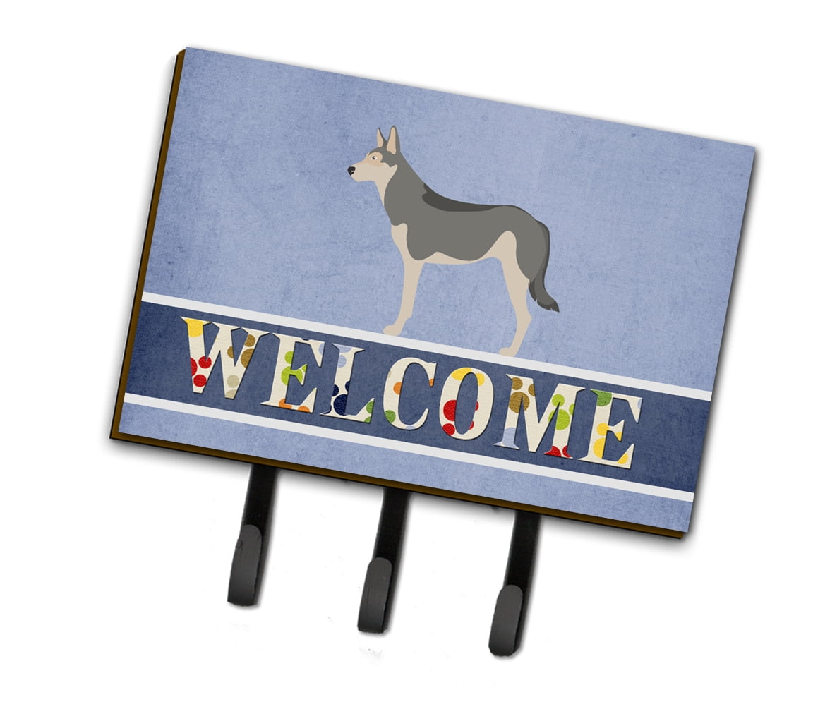 BB8296TH68 Saarloos Wolfdog Welcome Leash or Key Holder