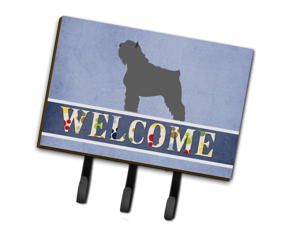 BB8302TH68 Bouvier des Flandres Welcome Leash or Key Holder
