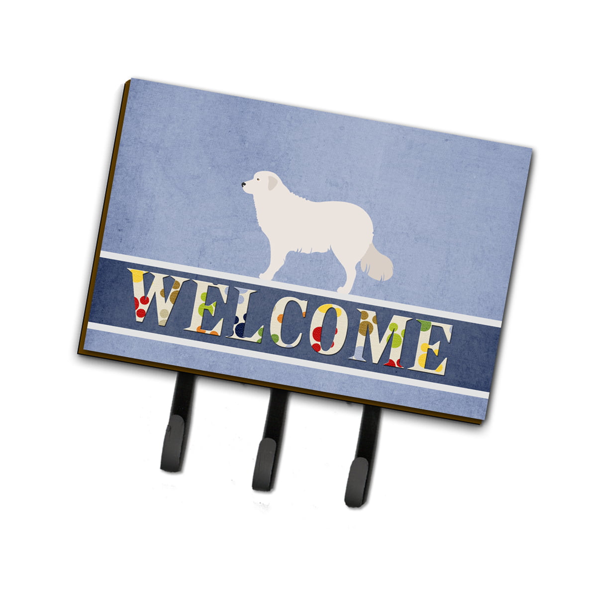 BB8305TH68 Kuvasz Welcome Leash or Key Holder