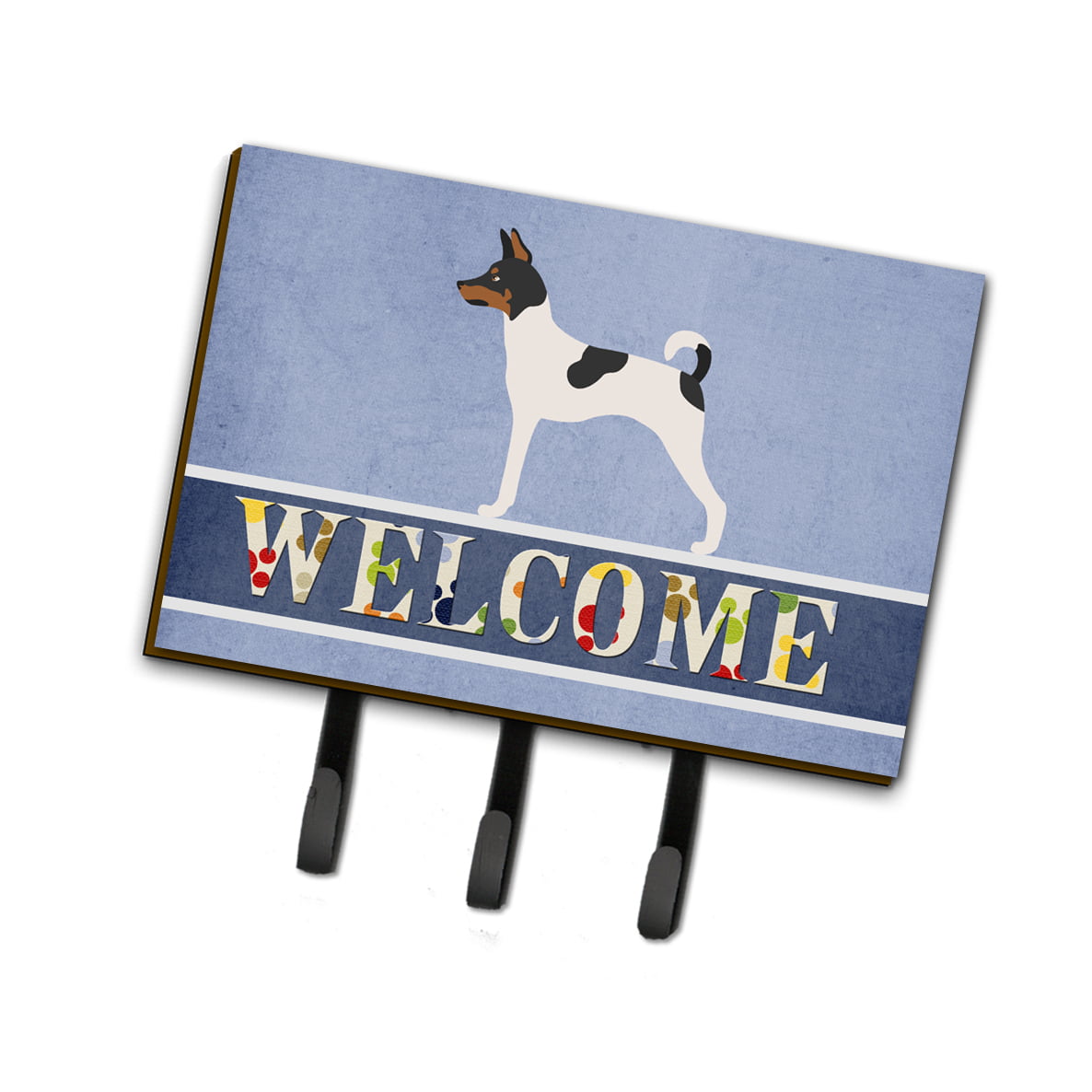 Picture of Carolines Treasures BB8306TH68 American Toy Fox Terrier Welcome Leash or Key Holder
