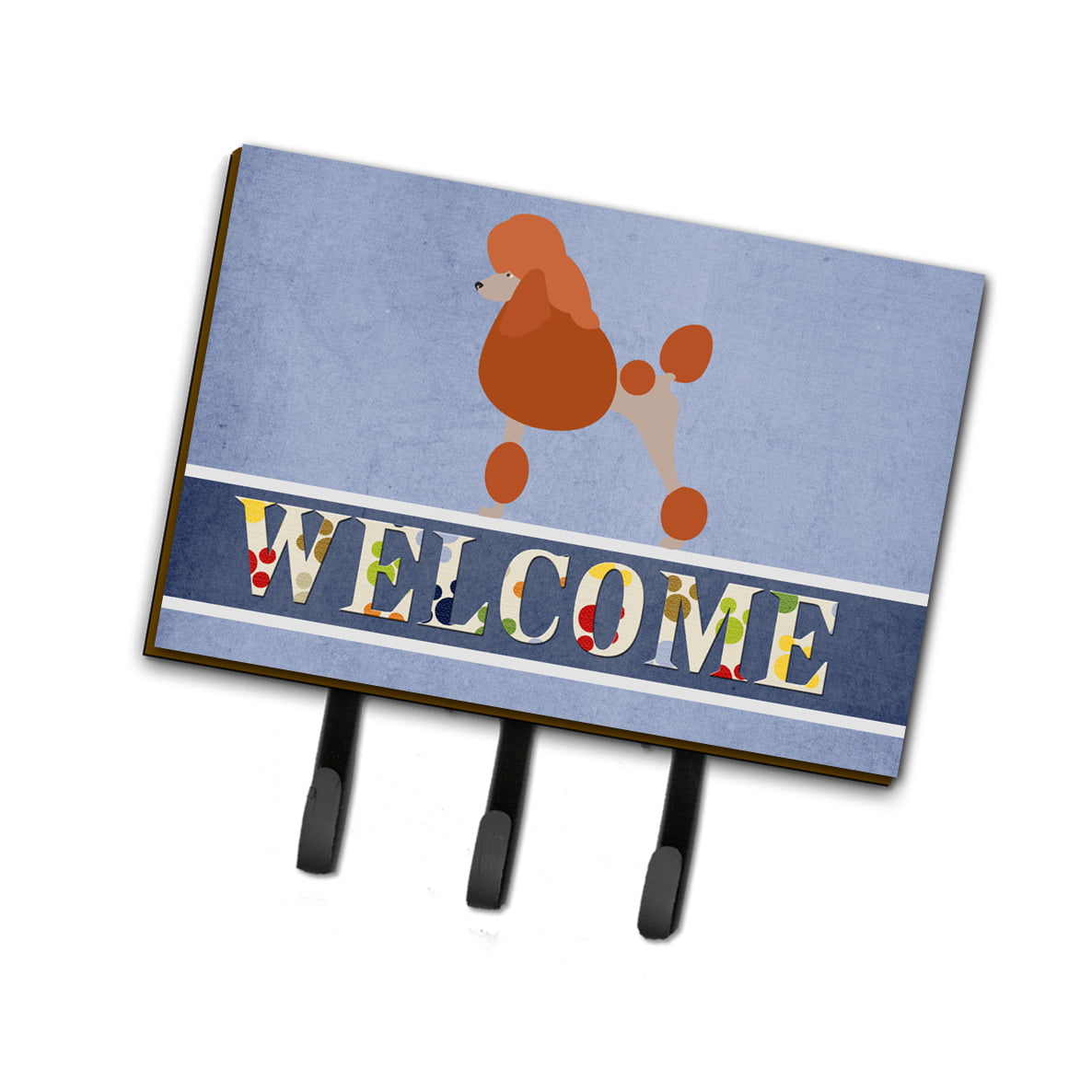 BB8311TH68 Royal Poodle Welcome Leash or Key Holder