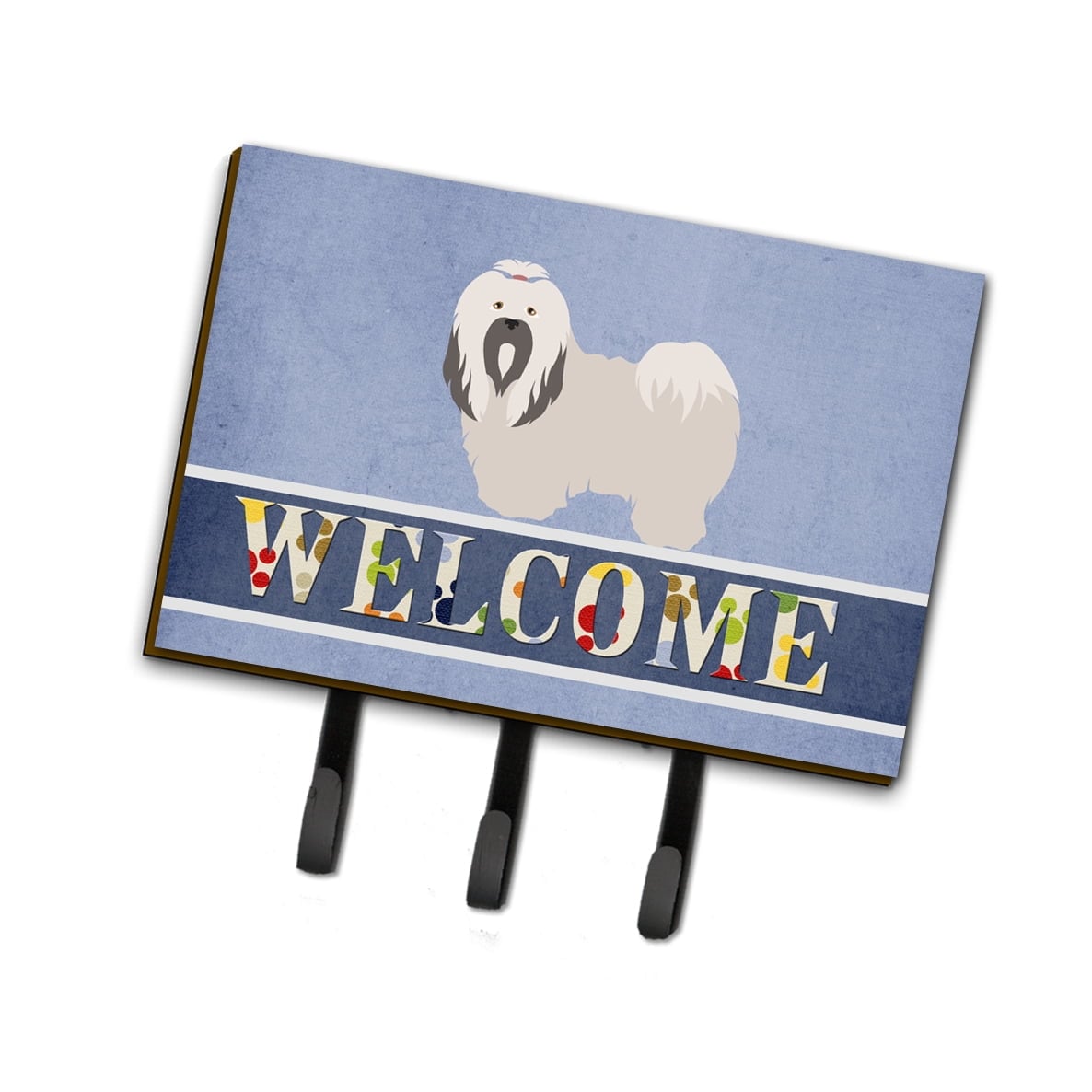 BB8319TH68 Lhasa Apso Welcome Leash or Key Holder