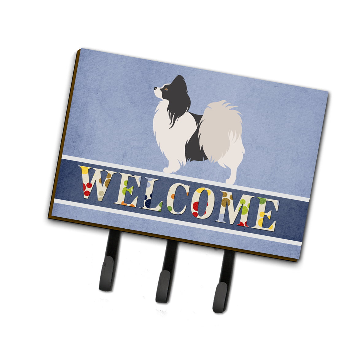 BB8322TH68 Papillon Welcome Leash or Key Holder