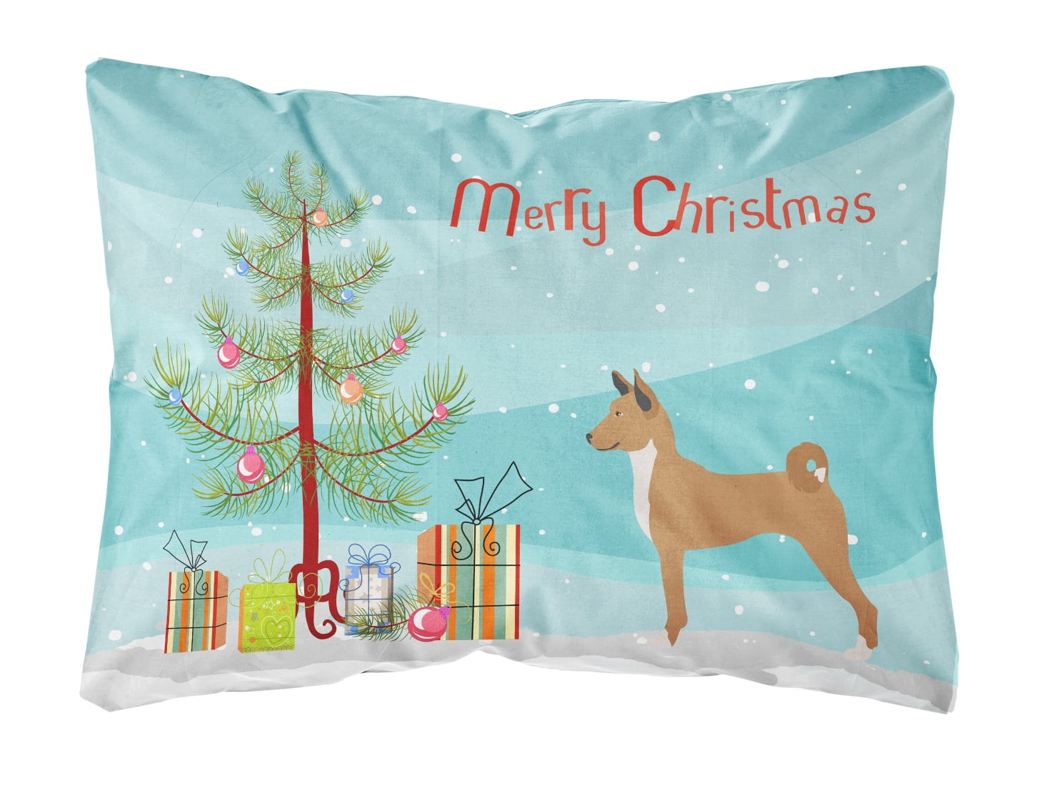 Telomian Christmas Canvas Fabric Decorative Pillow - Multi-Colored - 12 L x 3 W x 16 H in.