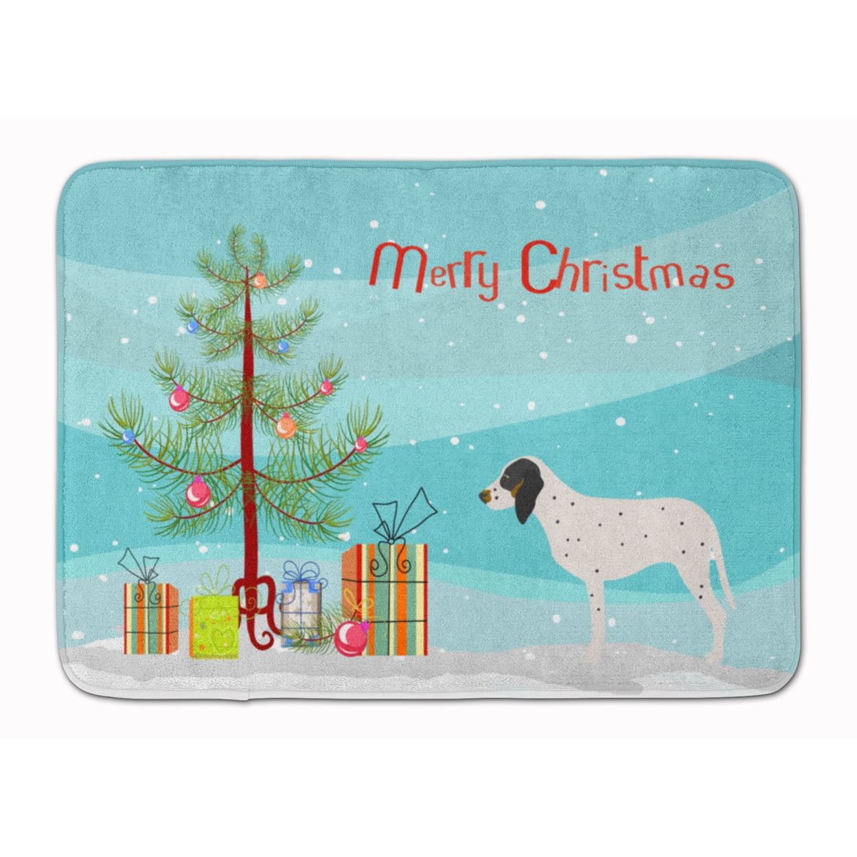 Gascon Saintongeois Christmas Machine Washable Memory Foam Mat