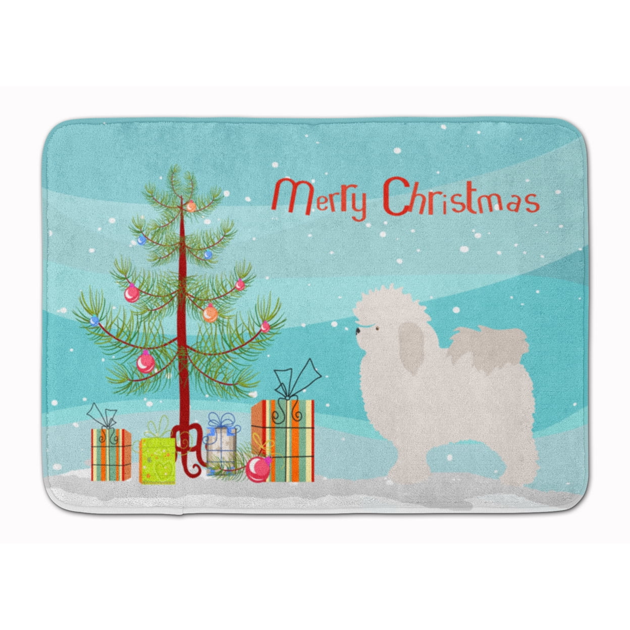 Bolognese Christmas Machine Washable Memory Foam Mat