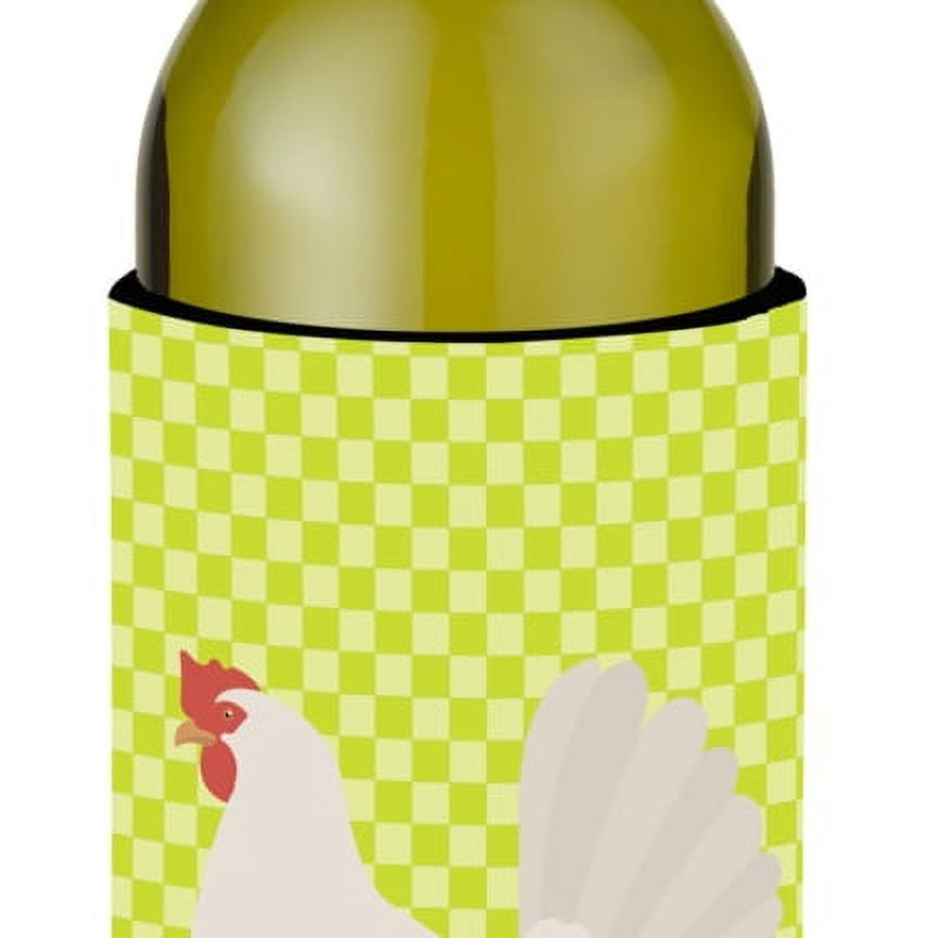 Picture of Carolines Treasures BB7666LITERK Leghorn Chicken Green Wine Bottle Beverge Insulator Hugger
