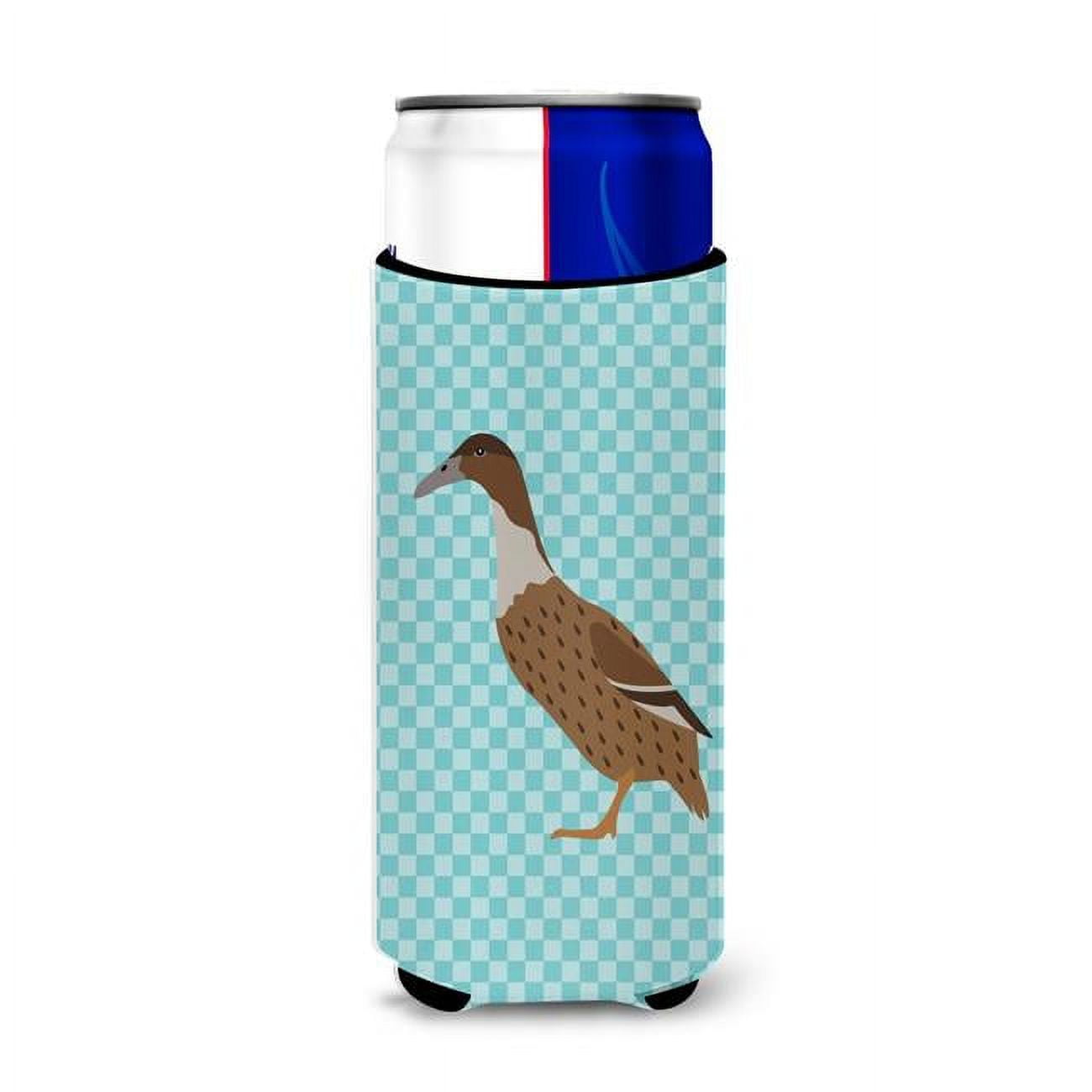 Dutch Hook Bill Duck Blue Check Michelob Ultra Hugger for Slim Cans