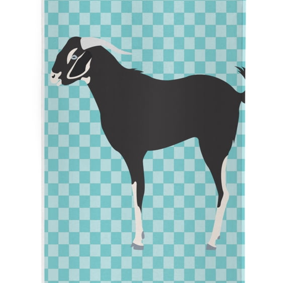 Black Bengal Goat Blue Check Michelob Ultra Hugger for Slim Cans
