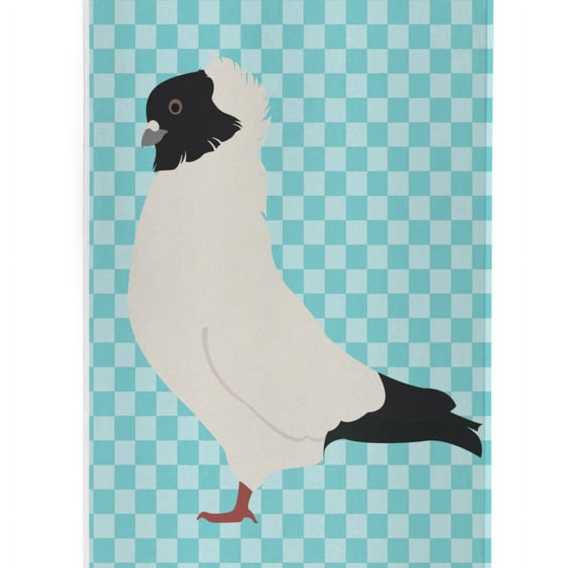 Nun Pigeon Blue Check Michelob Ultra Hugger for Slim Cans